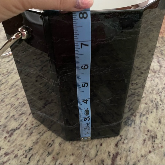 Kraftware ice bucket marbled print party dining y2k - Picture 8 of 9